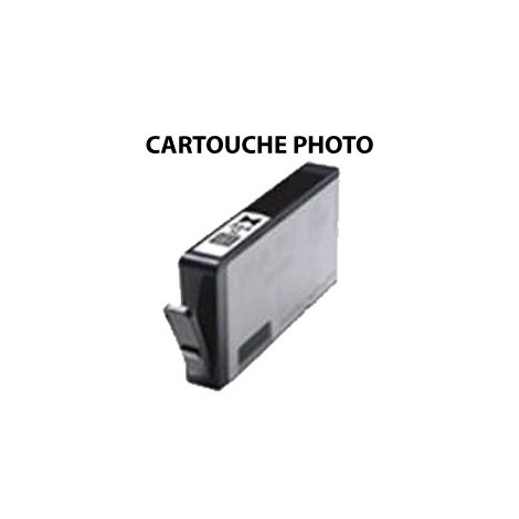 364 XL Photo Noir CB322EE, Cartouche compatible HP - 13.5ml