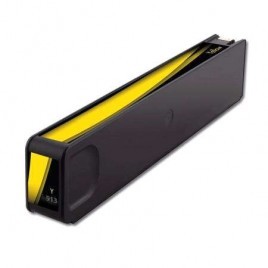 Recharge pour HP 913A Jaune F6T79AE, Cartouche rechargée HP - 50ml - 3000 pages