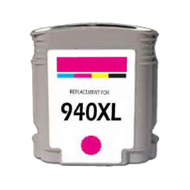 940 XL Magenta C4908AE, Cartouche compatible HP - 28ml