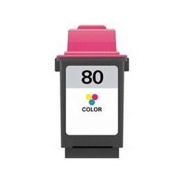 N°80 Couleurs 12A1980, Cartouche compatible LEXMARK - 21ml