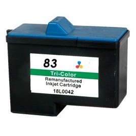 N°83 Couleurs 18LX042, Cartouche compatible LEXMARK - 295 pages