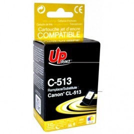 Uprint C-513 Couleur Recharge Canon CL-513, Cartouche Canon rechargée - 15ml - 350 pages