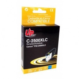 Uprint C-2500XLC Cyan, Cartouche compatible CANON PGI-2500C XL Grande Capacité - 1800 pages - 21ml