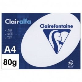 Ramette de papier Clairefontaine A4 500 feuilles (80g/m2)