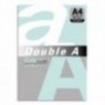 Paquet de 25 feuilles papier couleur Bleu pastel A4 DOUBLE A (80g/m2)