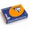 Ramette de papier couleur Orange Vif Clairefontaine Trophée A4 500 feuilles 1761 (80g/m2)