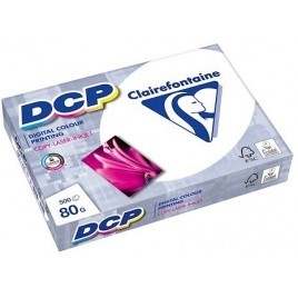 Ramette de papier Clairefontaine DCP A4 500 feuilles 1800 (80g/m2) - Très satiné