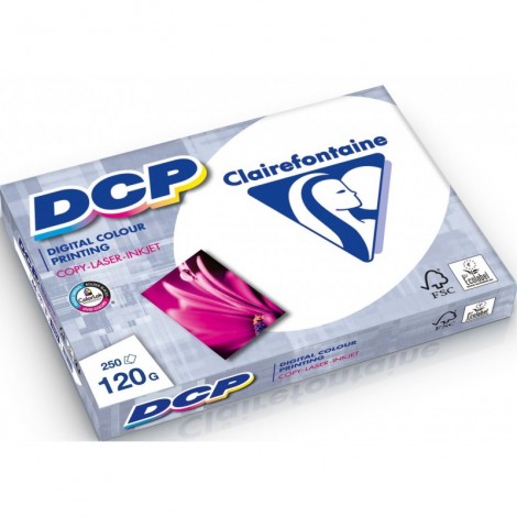 Ramette de papier Clairefontaine DCP A4 250 feuilles 1844 (120g/m2) - Très satiné