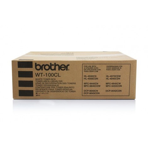 COLLECTEUR DE TONER USAGÉ ORIGINAL BROTHER WT-100CL - 20 000 pages