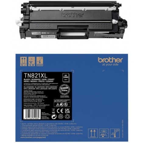 ORIGINAL BROTHER TN-821XL Noir - 12000 pages