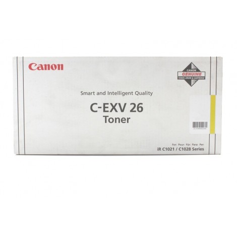 ORIGINAL CANON C-EXV26 Jaune - 1657B006 - 6 000 pages