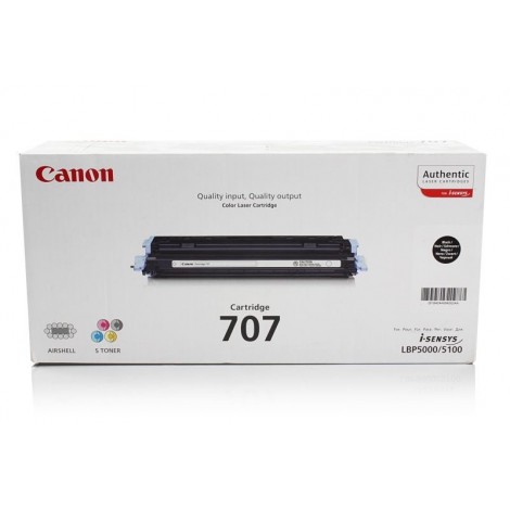 ORIGINAL CANON 707 Noir - 9424A004 - 2 500 pages