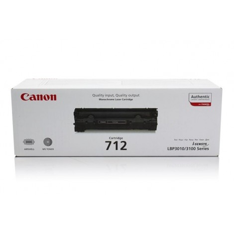 ORIGINAL CANON 712 Noir - 1870B002 - 1 500 pages