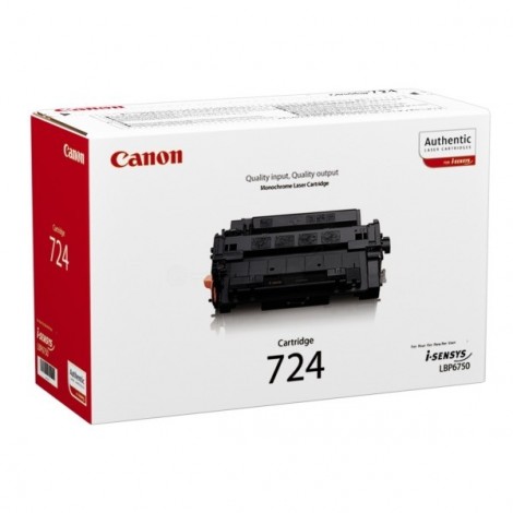 ORIGINAL CANON 724 Noir - 3481B002 - 6 000 pages