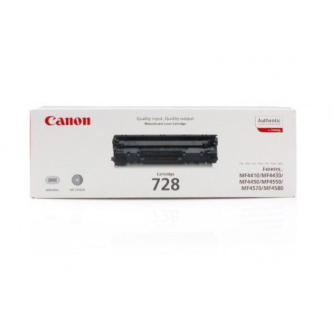 ORIGINAL CANON CRG728 Noir - 3500B002 - 2 100 pages