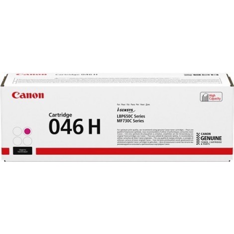 ORIGINAL CANON 046HM Magenta Grande Capacité - 1252C002 - 5 000 pages