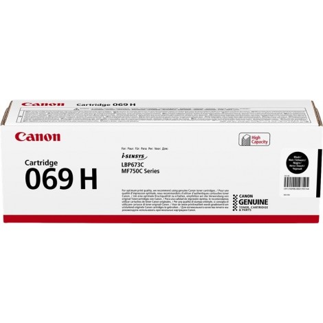 Toner Original CANON 069 HBK Noir Grande Capacité - 5098C002 - 7600 pages