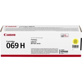 Toner Original CANON 069 HY Jaune Grande Capacité - 5095C002 - 5500 pages