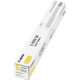 Toner Original CANON C-EXV54Y Jaune - 1397C002 - 8500 pages