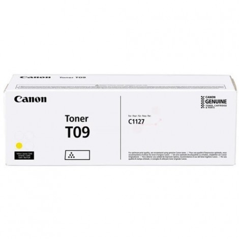 Toner Original CANON T09 Y Jaune - 3017C006 - 5900 pages