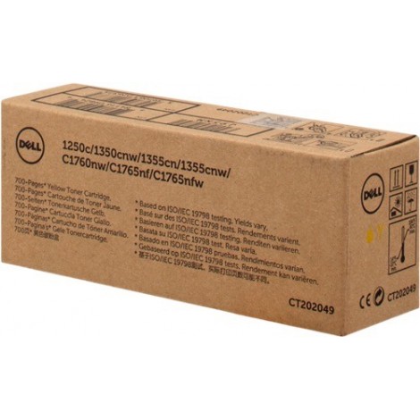 ORIGINAL Dell Toner jaune 593-11147 J95NM / 4NKC7 ~700 pages Standard