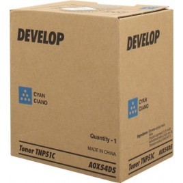 ORIGINAL Develop Toner cyan A0X54D5 TNP-51C ~5000 Pages