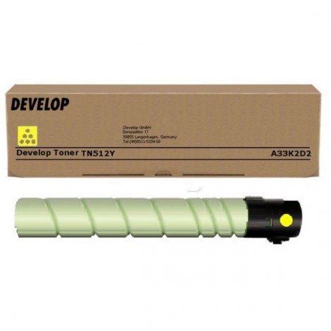 ORIGINAL Develop Toner jaune A33K2D2 TN512Y