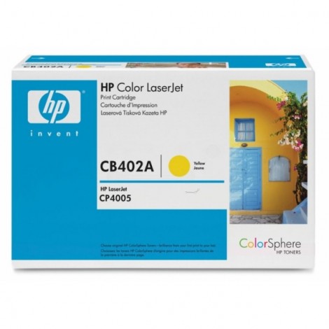 ORIGINAL HP CB402A jaune - 7 500 pages