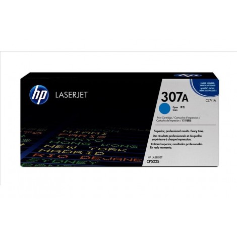 ORIGINAL HP CE741A Cyan - 13 000 pages