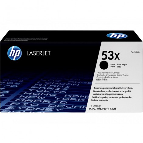 ORIGINAL HP Q7553X Noir - 7 000 pages