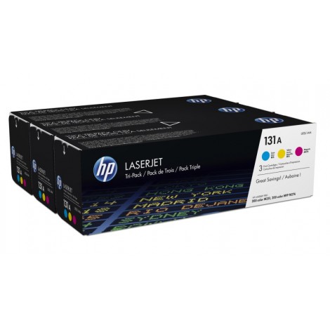 MULTIPACK ORIGINAL HP U0SL1AM Couleurs - 3 X 1 800 pages