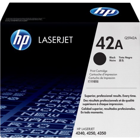 ORIGINAL HP Toner noir Q5942A 42A ~10000 pages