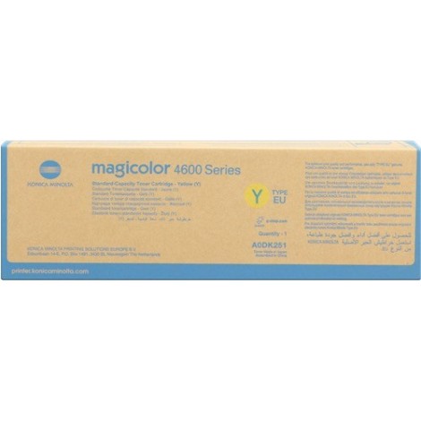 ORIGINAL Konica Minolta Toner jaune A0DK251 ~4000 pages