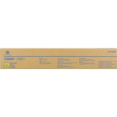 ORIGINAL Konica Minolta Toner jaune A11G250 TN319Y - 26 000 pages