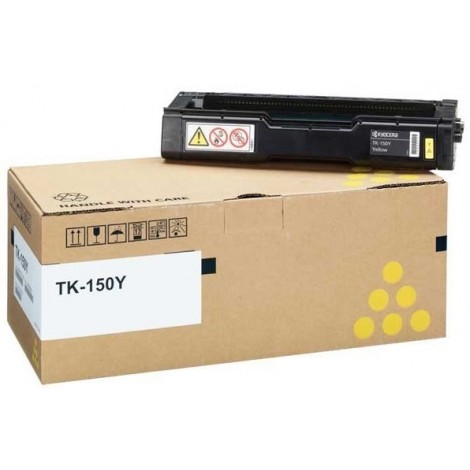 ORIGINAL KYOCERA TK-150Y - 1T05JKANL0 Jaune - 6 000 pages