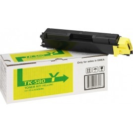 ORIGINAL KYOCERA TK-580Y - 1T02KTANL0 Jaune - 2 800 pages