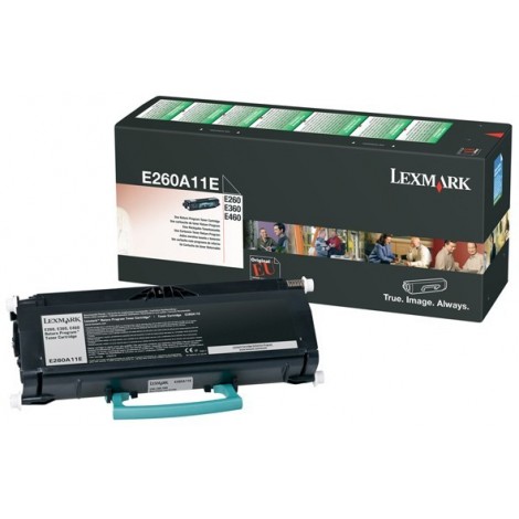 ORIGINAL LEXMARK E260A11E Noir - 3 500 pages