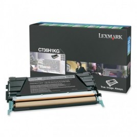 ORIGINAL LEXMARK C736H1KG Noir - 12 000 pages