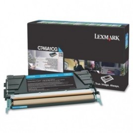 ORIGINAL LEXMARK C746A1CG Cyan - 7 000 pages