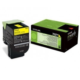 ORIGINAL LEXMARK 70C20Y0 - 702Y Jaune - 1 000 pages