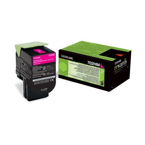 ORIGINAL LEXMARK 70C2HM0 - 702HM Magenta - 3 000 pages