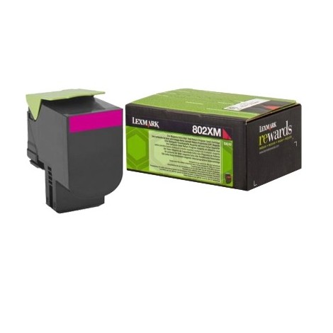 ORIGINAL LEXMARK 80C2XM0 - 802XM Magenta - 4 000 pages