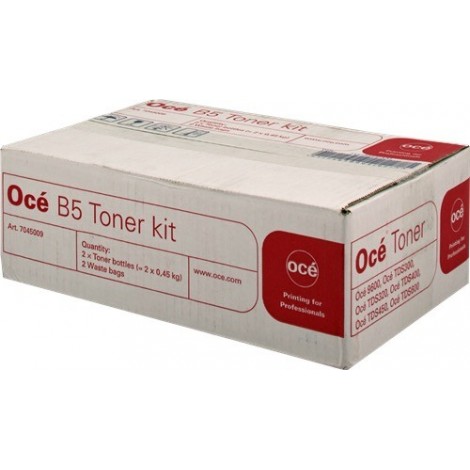 ORIGINAL OCE Toner noir 7045009 25001843 / B5 2 x 450 g