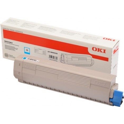 ORIGINAL OKI Toner Cyan 46443103 ~10000 pages