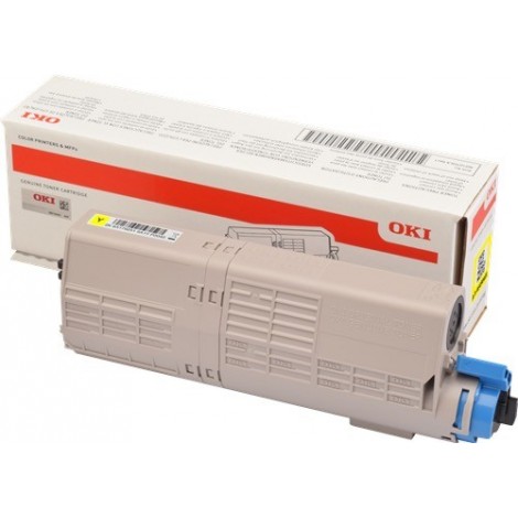 ORIGINAL OKI Toner Jaune 46490401 ~1500 pages