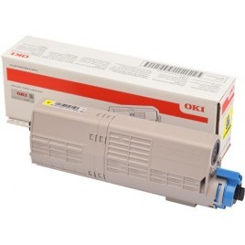 ORIGINAL OKI Toner Jaune 46490605 ~6000 pages