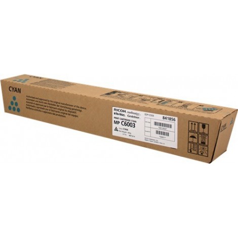 ORIGINAL Ricoh Toner cyan 841856 MP C6003E ~22500 Pages