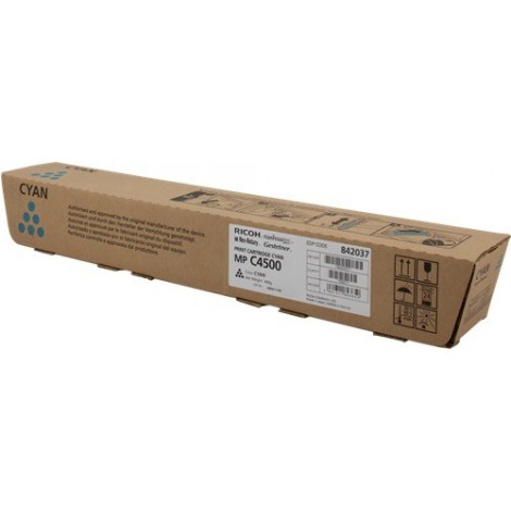 ORIGINAL Ricoh Toner cyan 842037 884933 / MP C4500 ~17000 Pages