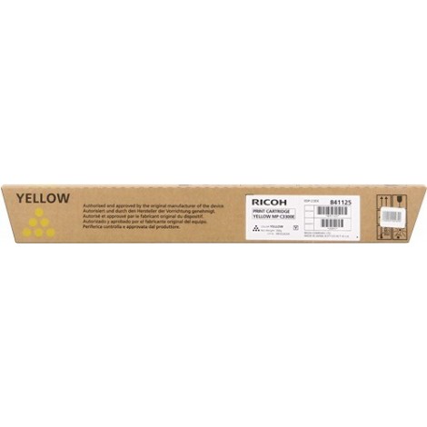 ORIGINAL Ricoh Toner MP C2800/MP C3300 Jaune 842044/841425/841125 - 15000 Pages