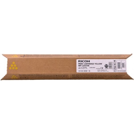 ORIGINAL Ricoh Toner jaune MP C2051/MP C2551 (842062 / 841507) ~9500 Pages